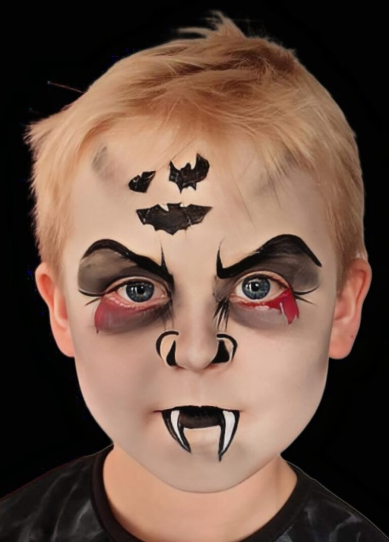 vampire facepaint