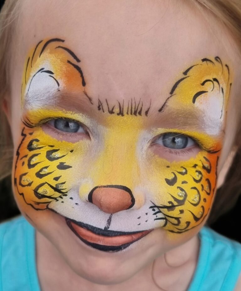 leopard facepaint