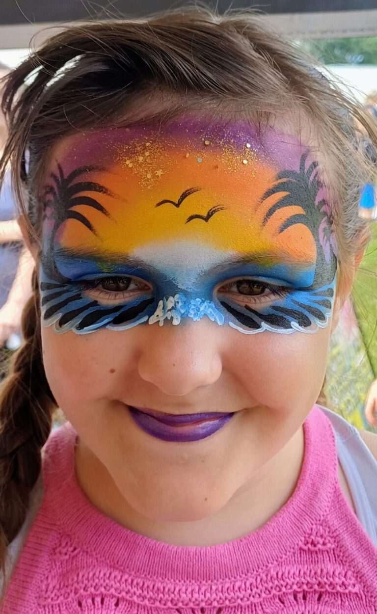 sunsetfacepaint, professionalfacepainting